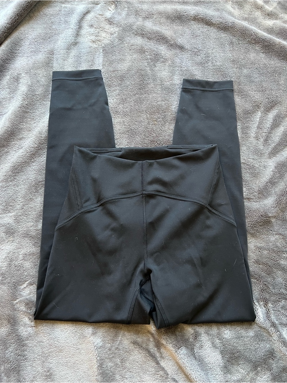 lululemon athletica Black High-Rise Leggings with Stitch Detail